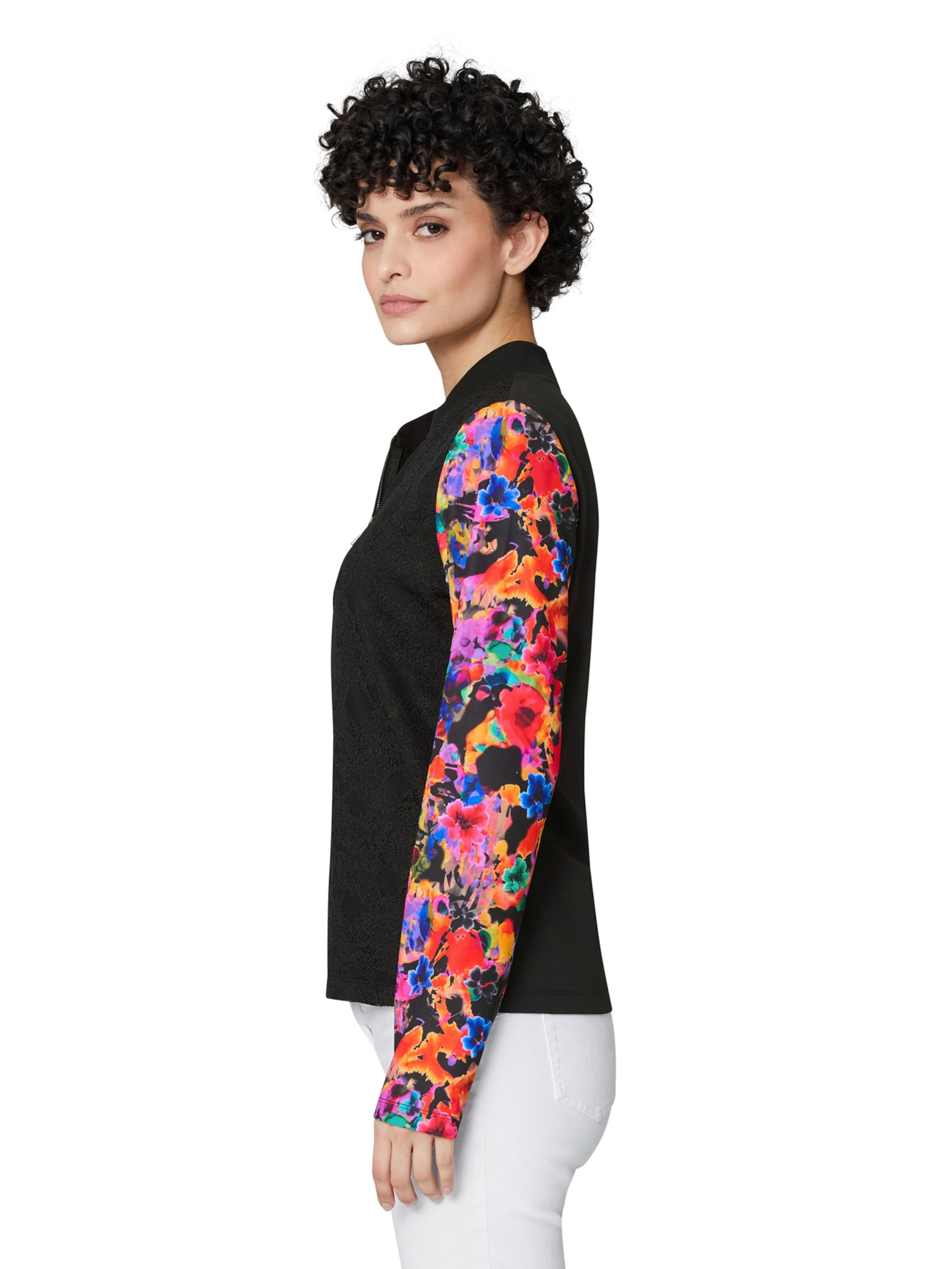 Veste mi-saison MADELEINE en noir