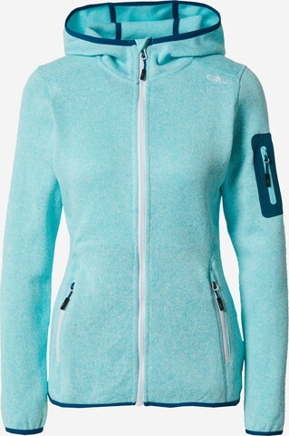 CMP Functionele fleece jas in Blauw: voorkant