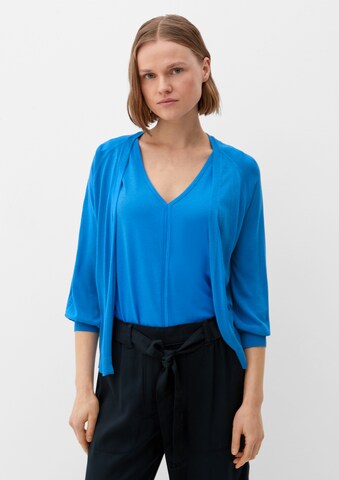 s.Oliver Knit cardigan in Blue: front
