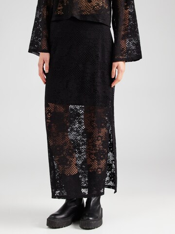 MSCH COPENHAGEN - Falda 'Antonie' en negro: frente