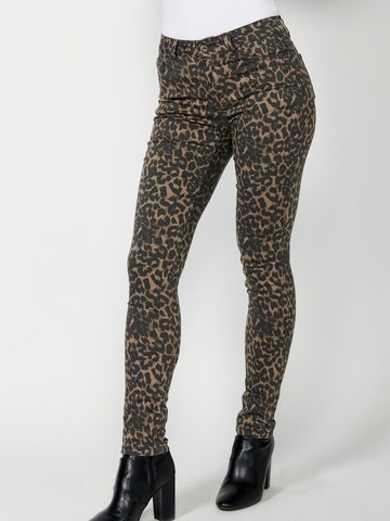 KOROSHI Skinny Jeans in Green