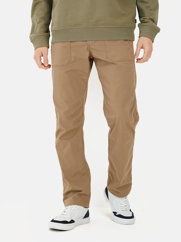 CAMEL ACTIVE Loose fit Chino Pants in Brown: front