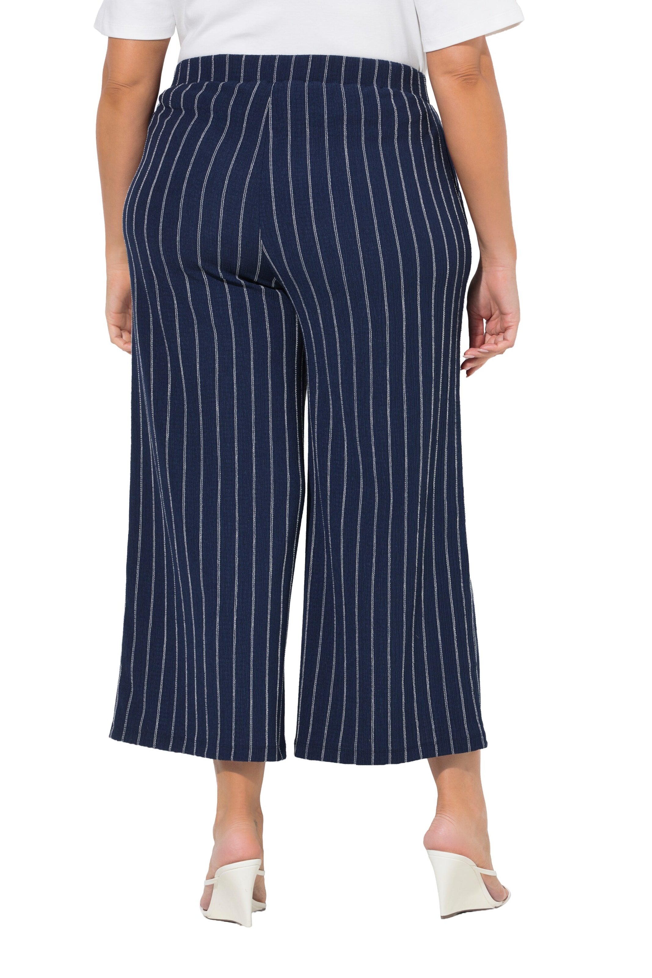 Ulla Popken Wide leg Trousers in Blue