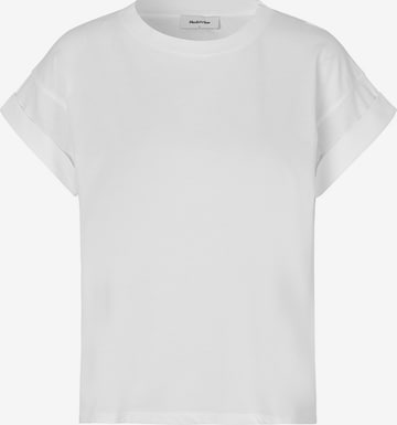 modström T-shirt 'Brazil' i vit: framsida