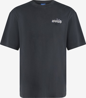 T-Shirt HUGO en gris : devant