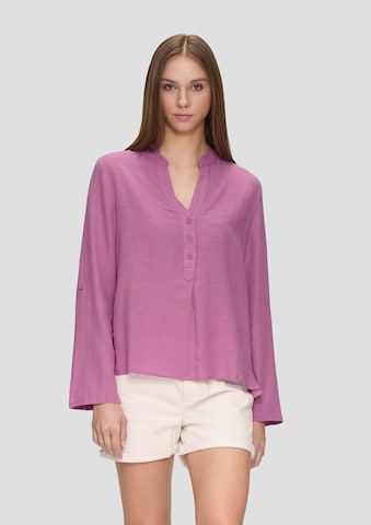 QS Blouse in Roze: voorkant