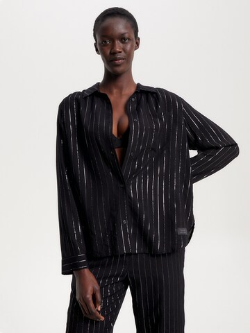 TOMMY HILFIGER Schlafshirt in Schwarz: Vorderseite