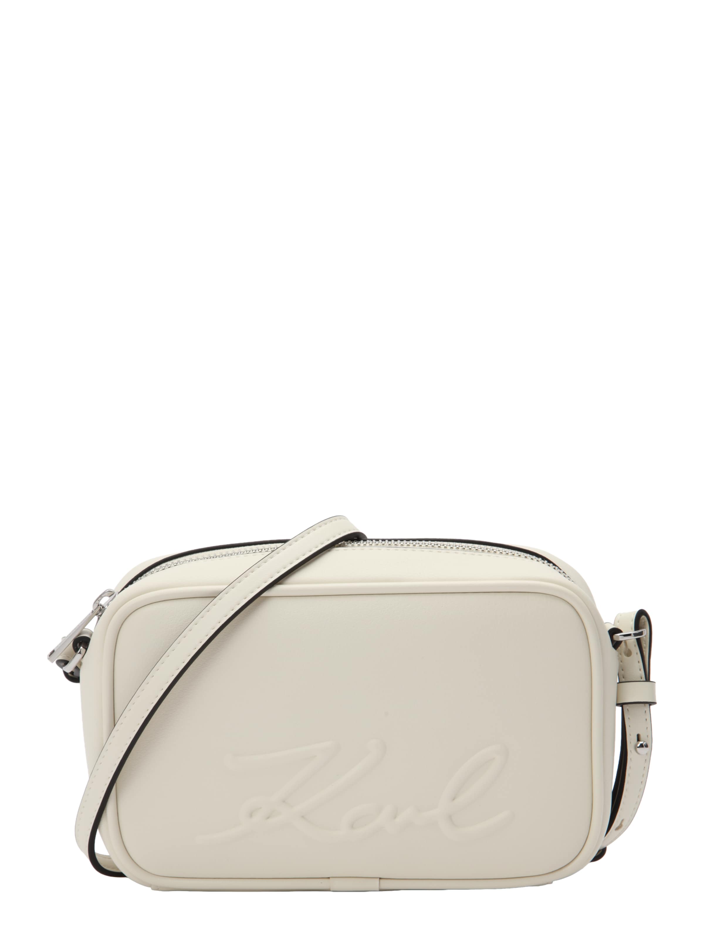 Karl Lagerfeld Τσάντα ώμου σε λευκό: μπροστά