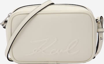 Karl Lagerfeld Taška cez rameno - Biela: predná strana