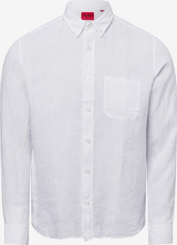 HUGO Hemd ' Ermann ' in Weiß: Vorderseite