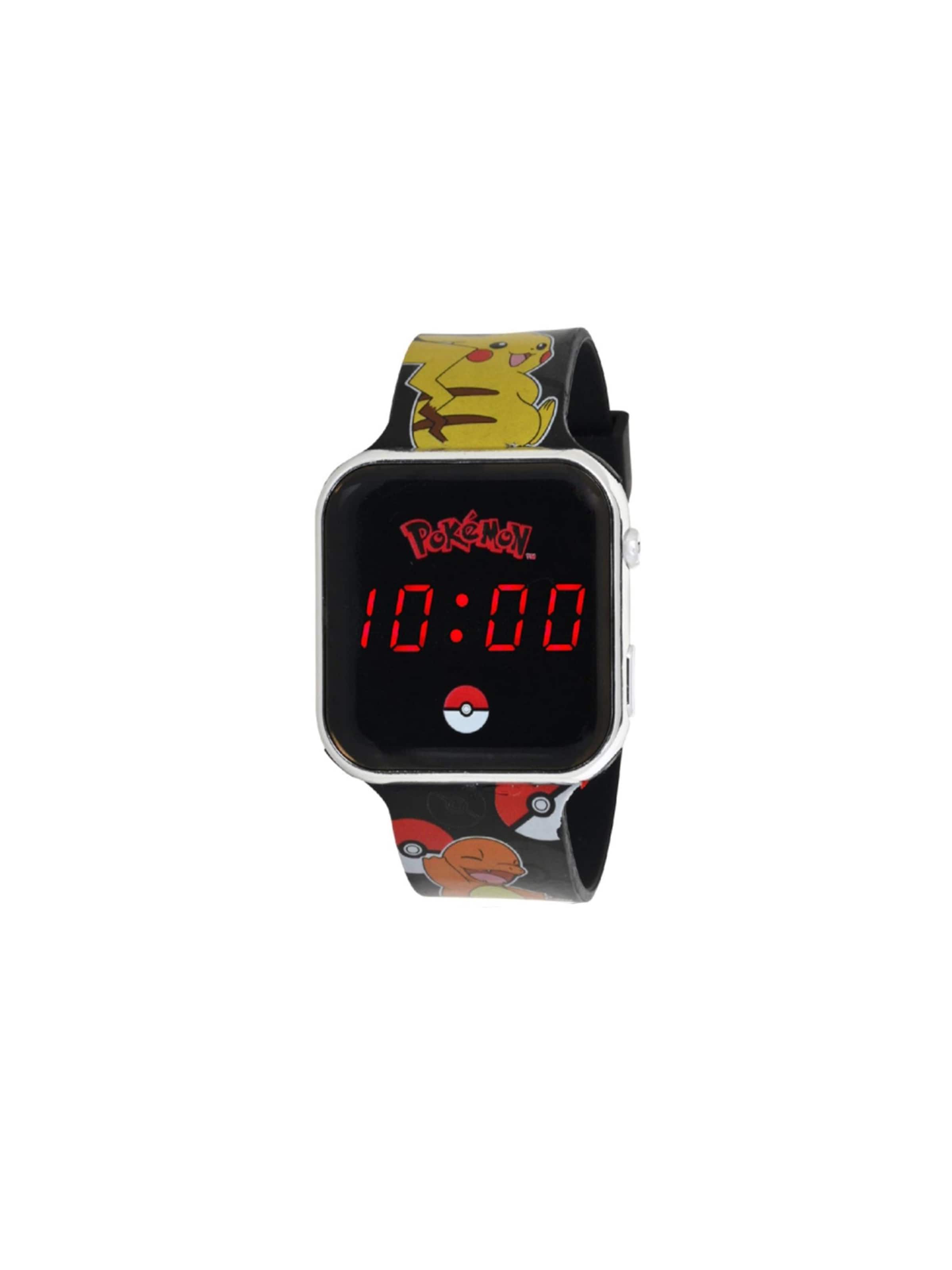DISNEY Watch 'Disney Pokemon LED Watch' in Black: front