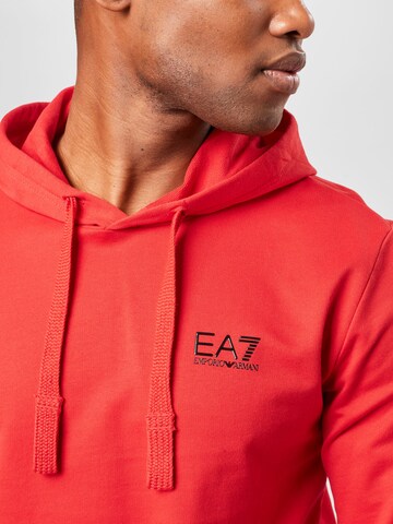 EA7 Emporio Armani Bluzka sportowa w kolorze czerwony