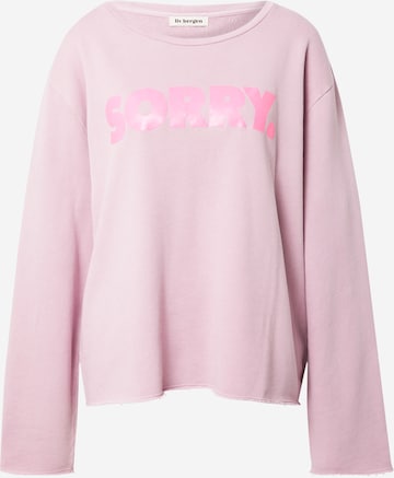 Liv Bergen Sweatshirt 'Dorie' in Pink: predná strana