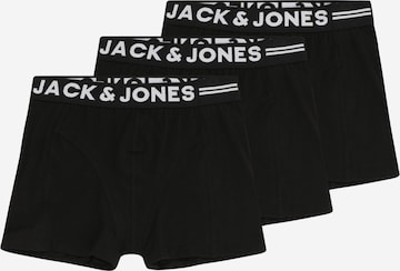 Jack & Jones Junior Boxershorts 'SENSE' in Schwarz: predná strana