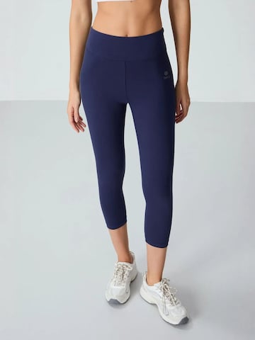 Skinny Leggings 'Gamaschen' di Tommy Life in blu