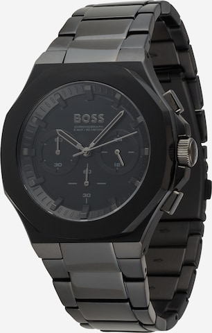 BOSS Black Analog watch 'TAPER' in Black: front