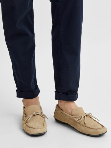 SELECTED HOMME Moccasins 'Sergio' in Beige