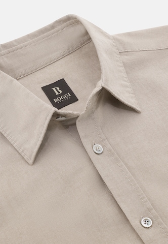 Coupe regular Chemise 'B Sustainable' Boggi Milano en beige