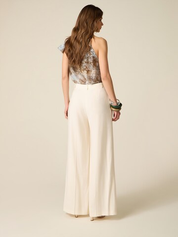 oltre - Ropa ancha Pantalón en blanco