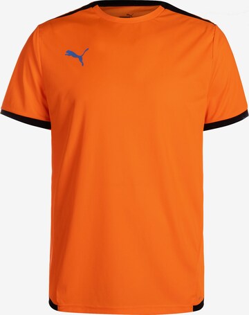 T-Shirt fonctionnel 'TeamLiga' PUMA en orange : devant