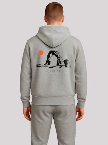 Sweat-shirt 'Escape Discover the World Savannah' F4NT4STIC en gris