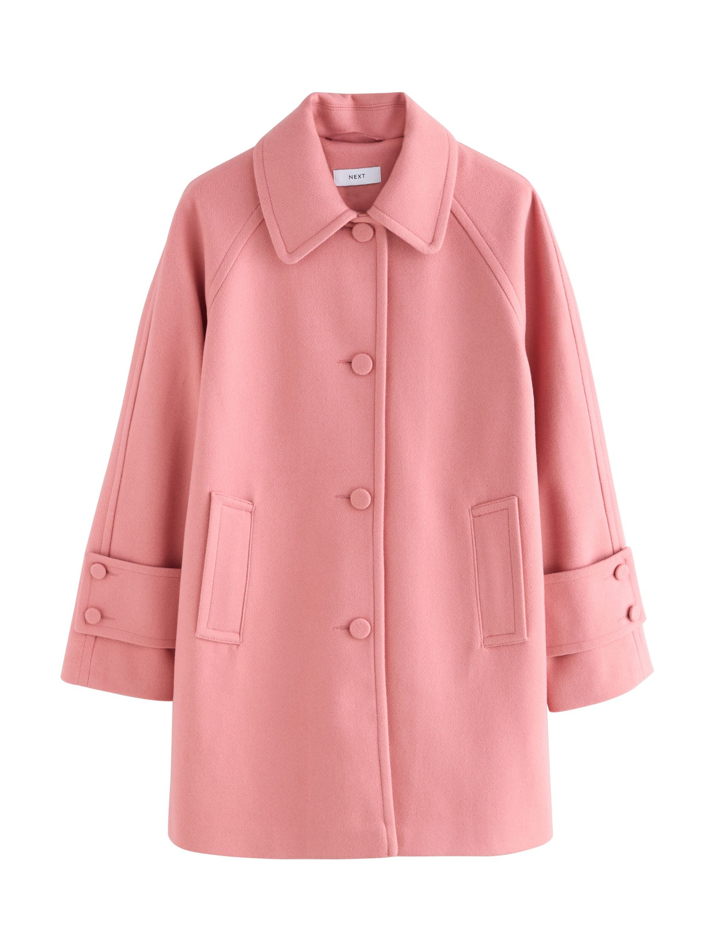 Next Télikabátok - rózsaszín: elől