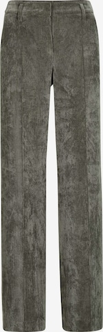 Pantalon à plis MADELEINE en vert : devant