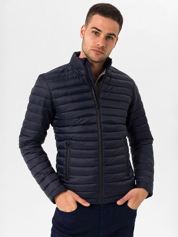 Daniel Hills Übergangsjacke in Blau: Vorderseite