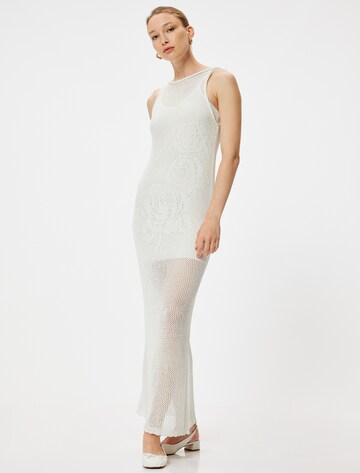 Koton Knitted dress in White