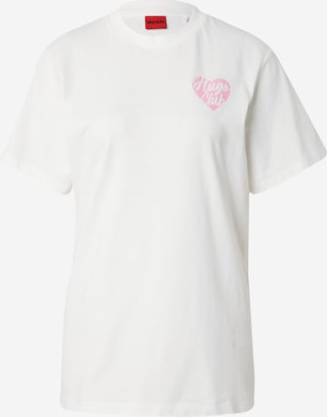 T-shirt HUGO Red en blanc : devant