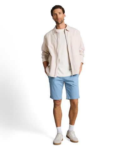 TOM TAILORregular Chino hlače - plava boja: prednji dio