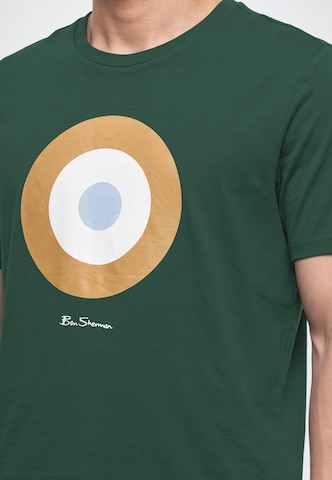 Ben Sherman - Camiseta 'Signature Target' en verde: frente