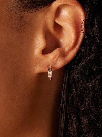 Boucles d'oreilles 'Klassisch' Lucardi en or : devant