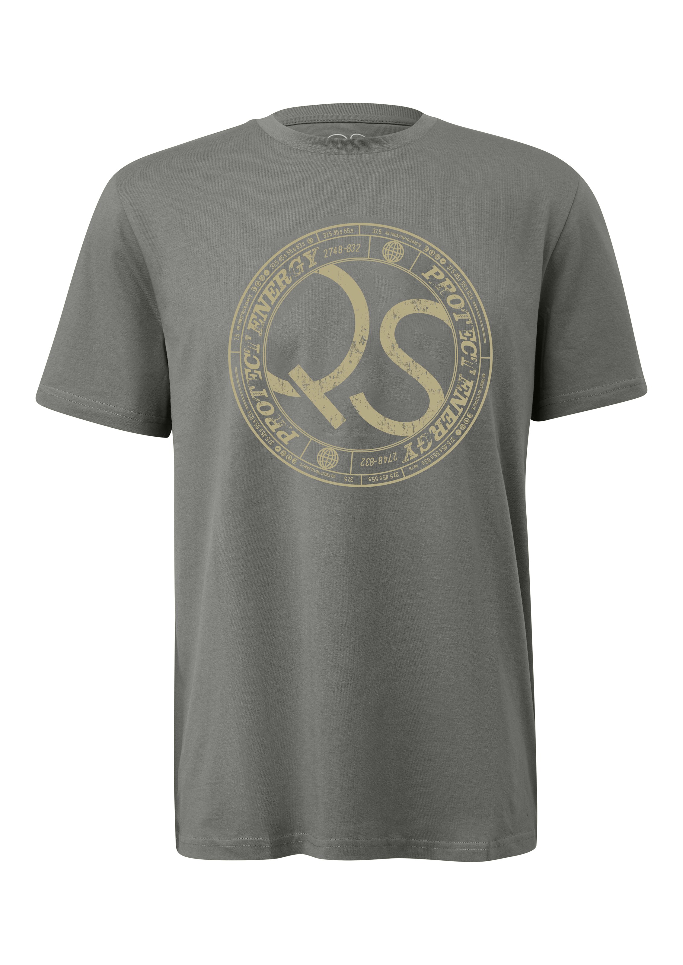 QS Shirt in Groen: voorkant