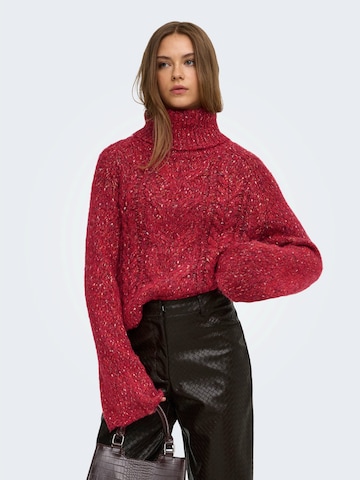 ONLY - Jersey 'ONLZILLE' en rojo: frente