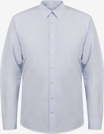 Coupe slim Chemise business DreiMaster Klassik en bleu : devant