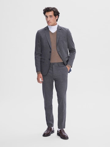 SELECTED HOMME Slim fit Colbert 'Aitor' in Blauw