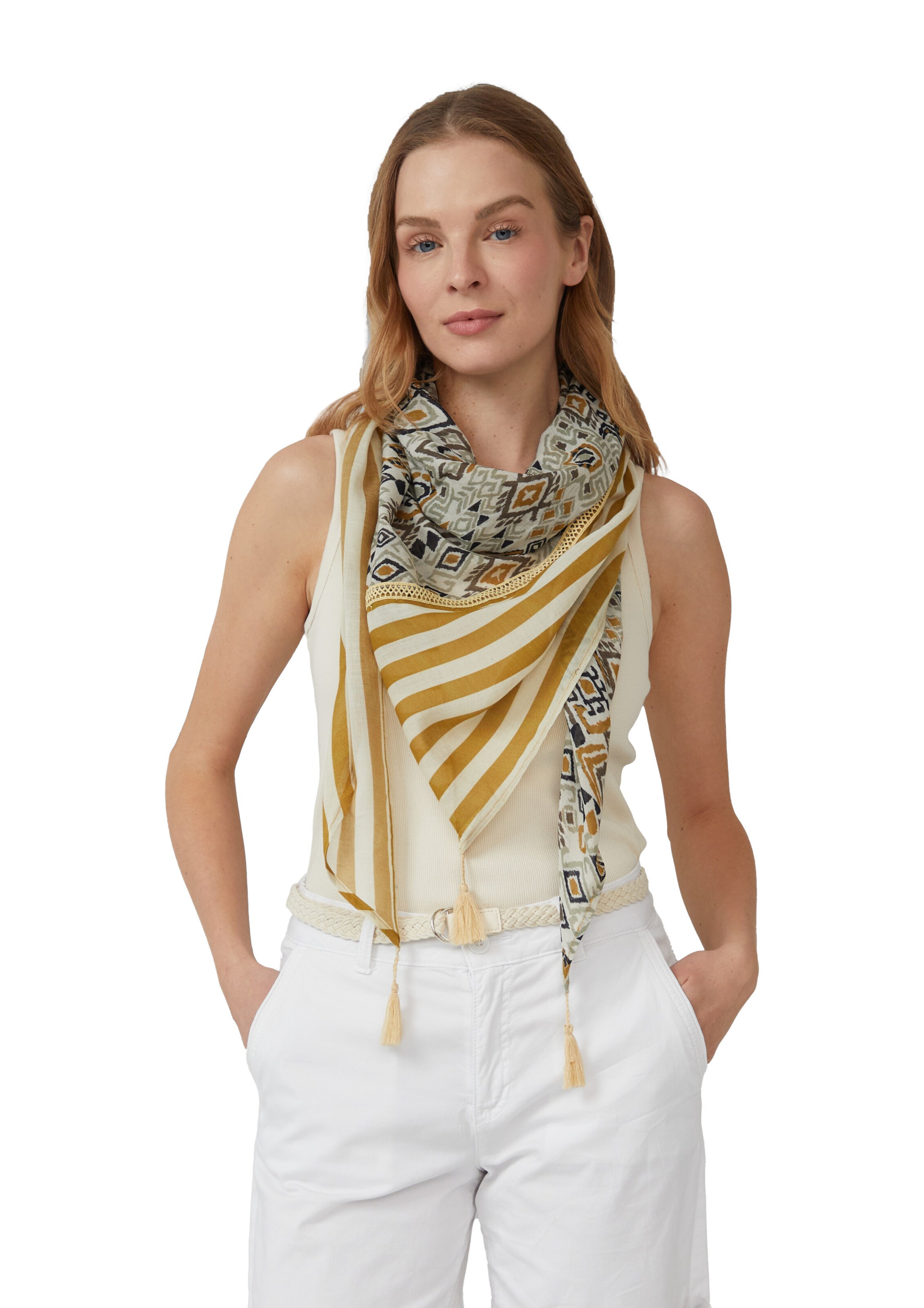 s.Oliver Wrap in Beige: front