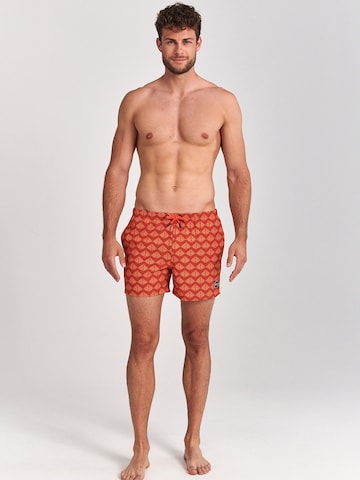 Shorts de bain 'Pyramid' Shiwi en orange