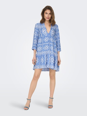 ONLY Shirt Dress 'Ally Athena' in Blue