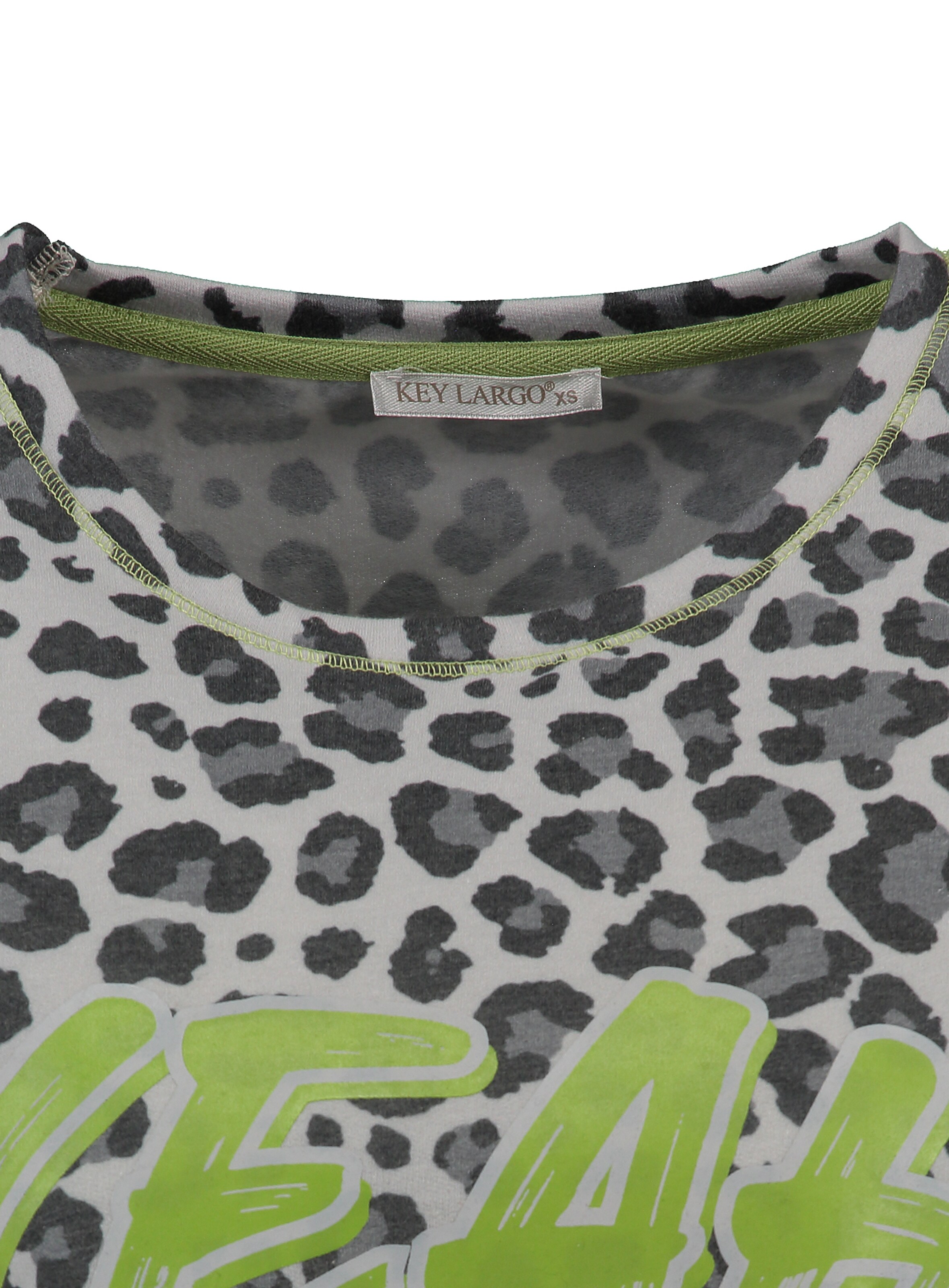 Key Largo Свитшот ' HELLO ' в Серый