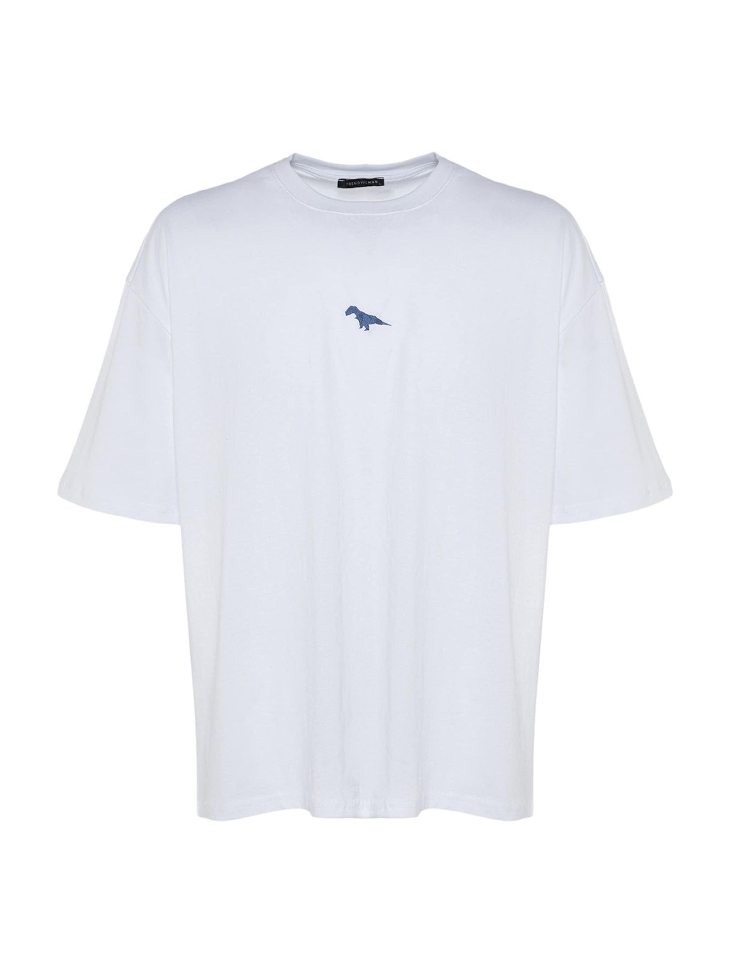 Trendyol Shirt in White: front
