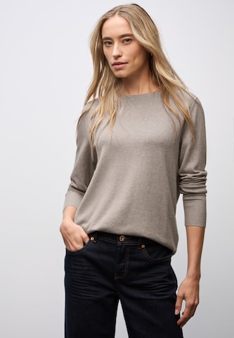 STREET ONE Sweater in Grey: front