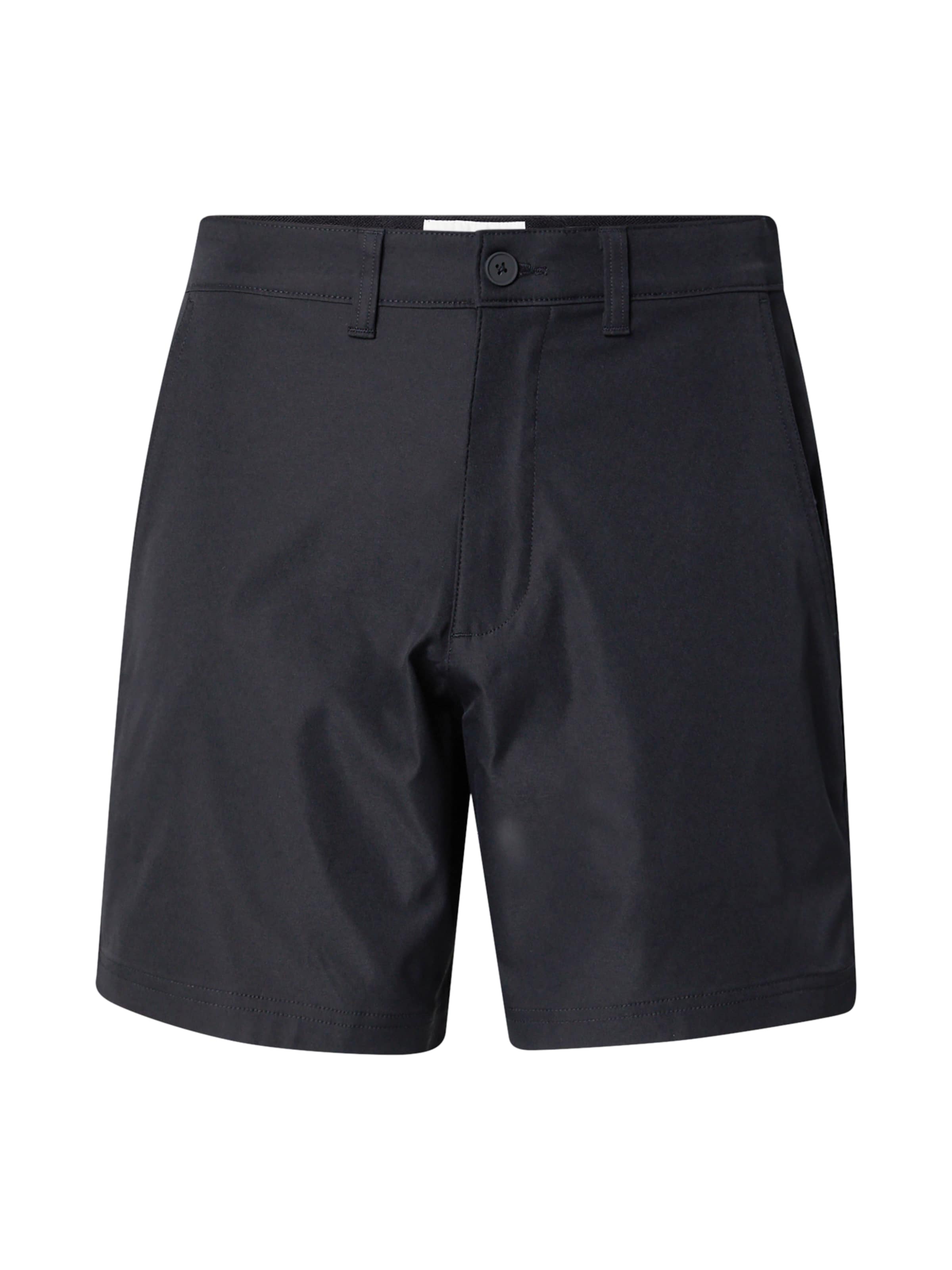 Abercrombie & Fitch Панталон Chino в черно: отпред