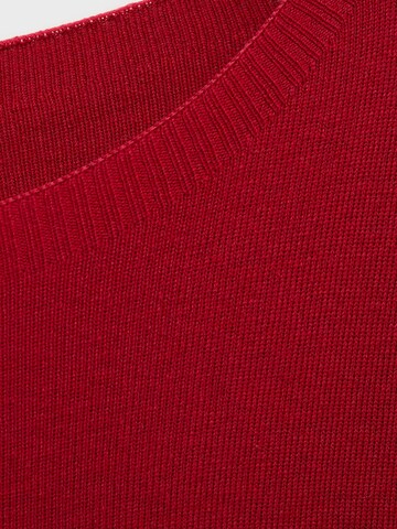 MANGO Sweater 'BANANA' in Red