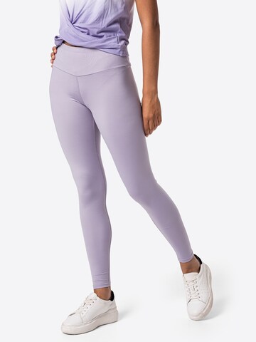 Hey Honey Skinny Sportovní kalhoty – fialová: přední strana