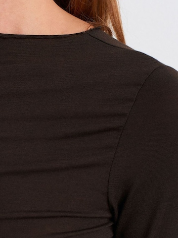 Dilvin Blouse in Brown