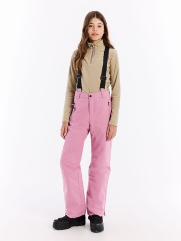 PROTEST Loose fit Sports trousers 'SUNNY JR' in Red: front