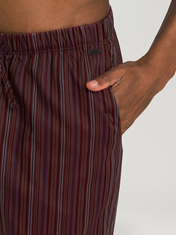 Hanro Pajama Pants 'Night & Day' in Brown