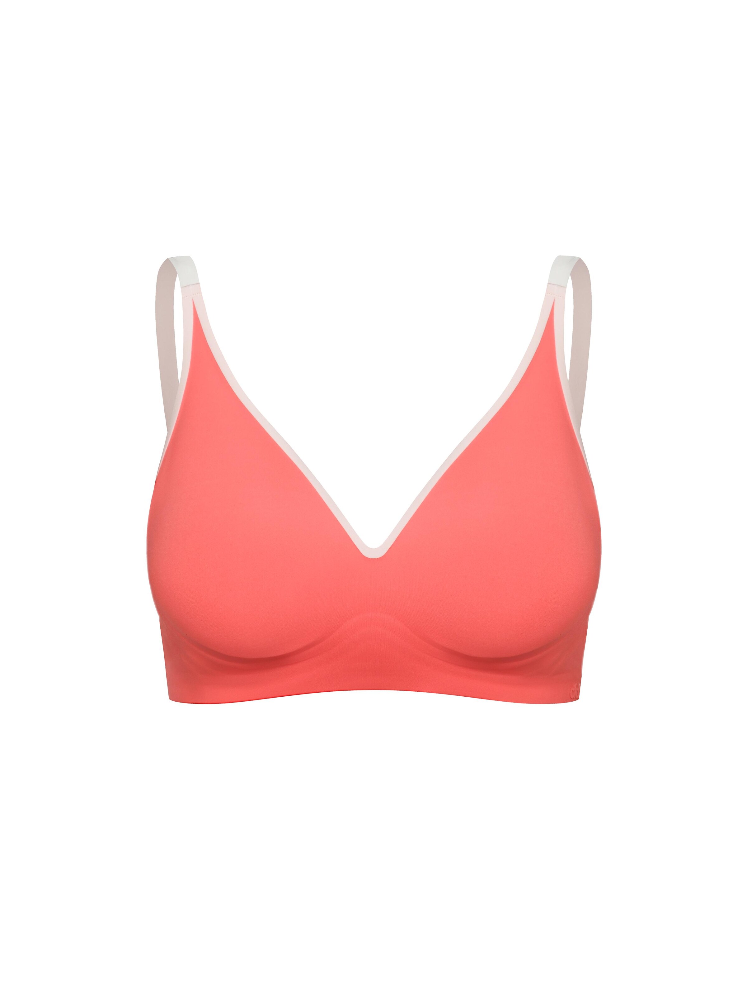 cfab (formerly creamy fabrics) - Push-up Sujetador 'Lined Comfort Push-Up BH' en naranja: frente